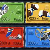 Poland 1992 Olympic Games, Barcelona set of 4 unmounted mint, SG 3414-17