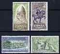 Spain 1962 El Cid Campeador Commem set of 4 unmounted mint, SG 1505-08