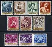 Spain 1968 Stamp Day & Fortuny Commemoration set of 10 unmounted mint, SG 1912-21