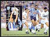 Davaar Island 1996 Great Sporting Events - Football £2 perf m/sheet - Coventry City v Tottenham hotspur 1986-87 FA Cup Final, unmounted mint