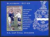 Gugh (Isles Of Scilly) 1996 Great Sporting Events - Football £2 perf m/sheet - Blackburn Winners 1991-92 FA Cup Final, unmounted mint