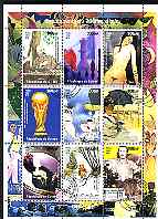 Guinea - Conakry 1998 Events of the 20th Century 1920-1929 perf sheetlet containing 9 values cto used