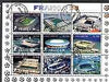 St Thomas & Prince Islands 1997 France 98 (Football Stadia) perf sheetlet containing 9 values cto used