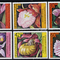 Bulgaria 1986 Orchids perf set of 6 vals unmounted mint SG 3318-23 (MI 3441-46)*