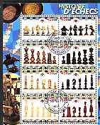 Congo 2003 History of Chess (Chess Pieces) #2 perf sheetlet containing set of 8 values cto used