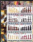 Congo 2003 History of Chess (Chess Pieces) #3 perf sheetlet containing set of 8 values cto used