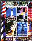 Congo 2004 Lighthouses of America (South East) perf sheetlet containing 4 values cto used