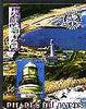 Congo 2004 Lighthouses of Japan #1 perf souvenir sheet with Rotary International Logo cto used