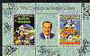 Somalia 2004 75th Birthday of Mickey Mouse #23 - Magazine covers perf sheetlet containing 2 values plus label, fine cto used