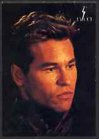 Postcard - Publicity postcard showing Val Kilmer as seen in the Paramount film 'The Saint', (sponsored by Volvo), unused and pristine