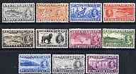 Newfoundland 1937 KG6 long Coronation perf set of 11 unmounted mint, SG 257-67