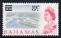 Bahamas 1966 Development 8c on 6d (from decimal opt def set) unmounted mint, SG 278