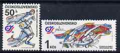 Czechoslovakia 1985 National Spartakiad set of 2 unmounted mint, SG 2785-86