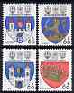 Czechoslovakia 1977 Arms of Czech Towns (1st series) perf set of 4 unmounted mint, SG 2322-25