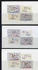 Czechoslovakia 1977 European Co-operation for Peace set of 3 sheets (each containing 2 stamps & 2 labels) unmounted mint SG 2364-66