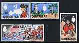 Gibraltar 1967 General Eliott perf set of 4 cto used, SG 219-22*