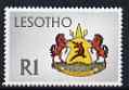 Lesotho 1971 Arms 1r from def set unmounted mint, SG 202