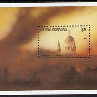 Grenada - Grenadines 1990 50th Anniversary of end of World War 2 unmounted mint m/sheet (St Pauls) SG MS 1252