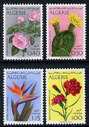 Algeria 1973 Algerian Flowers set of 4 unmounted mint, SG 621-24