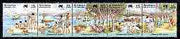 Australia 1988 Bicentenary of Australian Settlement (10th series) First fleet Arrival se-tenant strip of 5 unmounted mint, SG 1105a