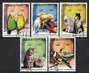 Cuba 2004 Domestic Animals perf set of 5 cto used*