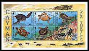 Cayman Islands 1995 Sea Turtles perf m/sheet unmounted mint, SG MS 799