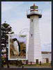 Djibouti 2004 Penguins #4 (Lighthouse in background) perf m/sheet, fine cto used