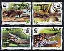 Cuba 2003 WWF - Crocodiles perf set of 4 cto used SG 4692-95