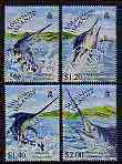 Solomon Islands 1998 Billfishes perf set of 4 unmounted mint, SG 903-906