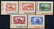 Canada 1982 'Canada 82' International Philatelic Youth Exhibition set of 5 unmounted mint, SG 1037-41