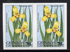 Grenada - Grenadines 1984 Flowers 70c (Walking Iris) unmounted mint imperf pair (as SG 585)