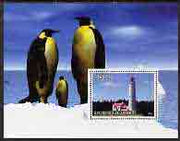 Djibouti 2005 Lighthouses #3 perf s/sheet (with Penguins as background) fine cto used