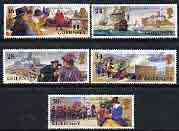 Guernsey 1993 350th Anniversary of Siege of Castle Cornet perf set of 5 unmounted mint, SG 611-15