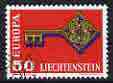 Liechtenstein 1968 50r fine cds used, SG 490 Europa