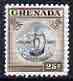 Grenada 1964-66 Badge of Colony 25c (wmk block CA) unmounted mint, SG 220