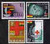 Ghana 1963 Red Cross Centenary perf set of 4 unmounted mint, SG 307-10