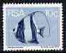 South Africa 1974-76 Moorish Idol Fish 10c coil stamp perf 14 unmounted mint, SG 373a