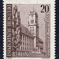 Germany - West Berlin 1964 700th Anniversary of Schoneberg 20pf unmounted mint, SG B227*