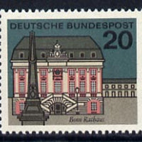 Germany - West 1964 Town Hall Bonn 20pf unmounted mint, from Capitals of the Federal Lands set of 12, SG 1338