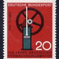 Germany - West 1964 Gas Engine 20pf unmounted mint, from Scientific Anniversaries (1st series) set of 3,,SG 1347