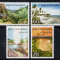 Papua New Guinea 1985 Tourist Scenes set of 4 unmounted mint, SG 491-94