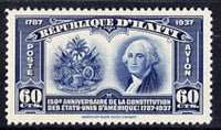 Haiti 1938 Air 150th Anniversary of US Constitution 60c unmounted mint, SG 334