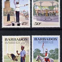 Barbados 1985 150th Anniversary of Royal Barbados Police set of 4 unmounted mint, SG 789-92