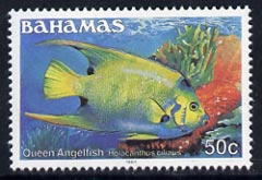 Bahamas 1987 Queen Angelfish 50c (1987 imprint date) unmounted mint, SG 796