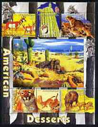 Kyrgyzstan 2004 Fauna of the World - American Desserts perf sheetlet containing 6 values unmounted mint