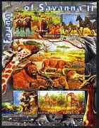 Kyrgyzstan 2004 Fauna of the World - Savanna #2 perf sheetlet containing 6 values unmounted mint