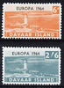 Davaar Island 1964 Europa perf set of 2 (Lighthouses) unmounted mint