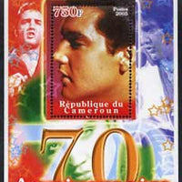 Cameroun 2005 70th Anniversary of Elvis Presley #1 perf souvenir sheet unmounted mint