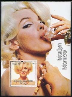 Congo 2005 Marilyn Monroe perf s/sheet #03 unmounted mint