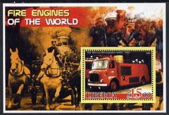 Liberia 2005 Fire Engines of the World #04 perf s/sheet unmounted mint